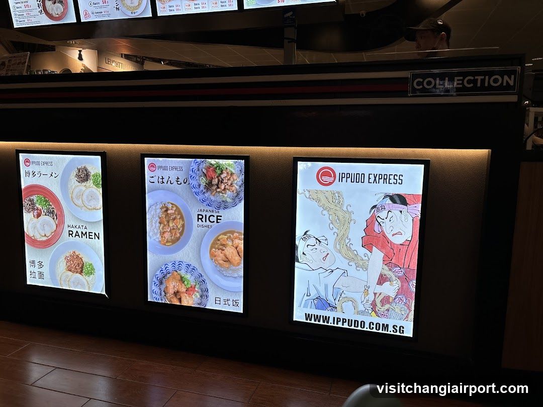 Ippudo Express Menu Display