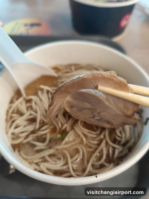 Bowl of Noodles with Meat