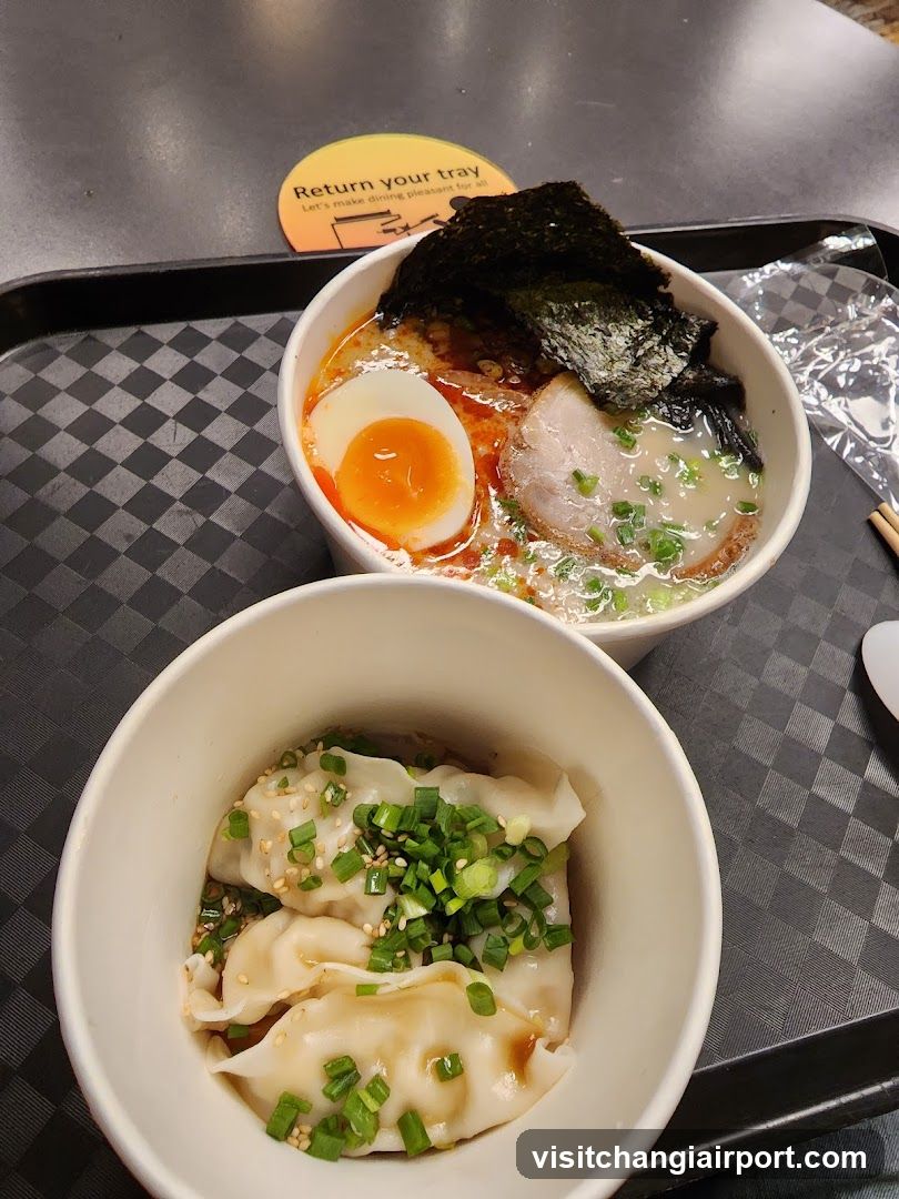 Ramen and Dumplings Meal