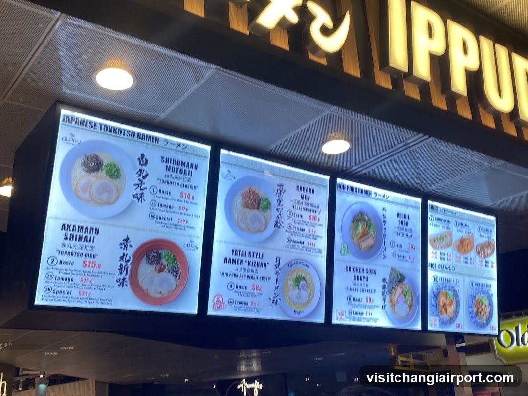 Ramen Menu Board