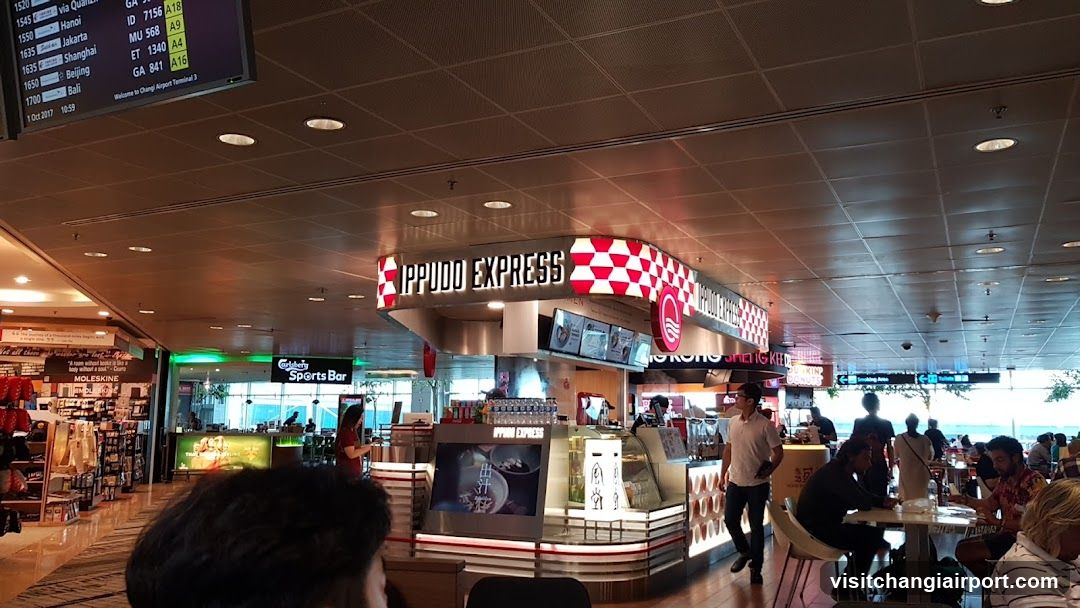 Airport Food Court Interior