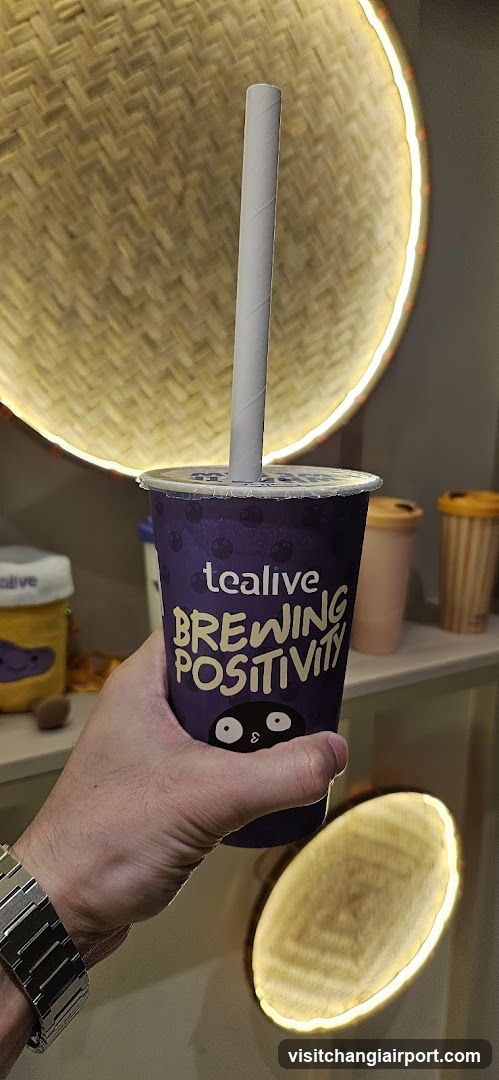 Tealive Cup Held in Hand