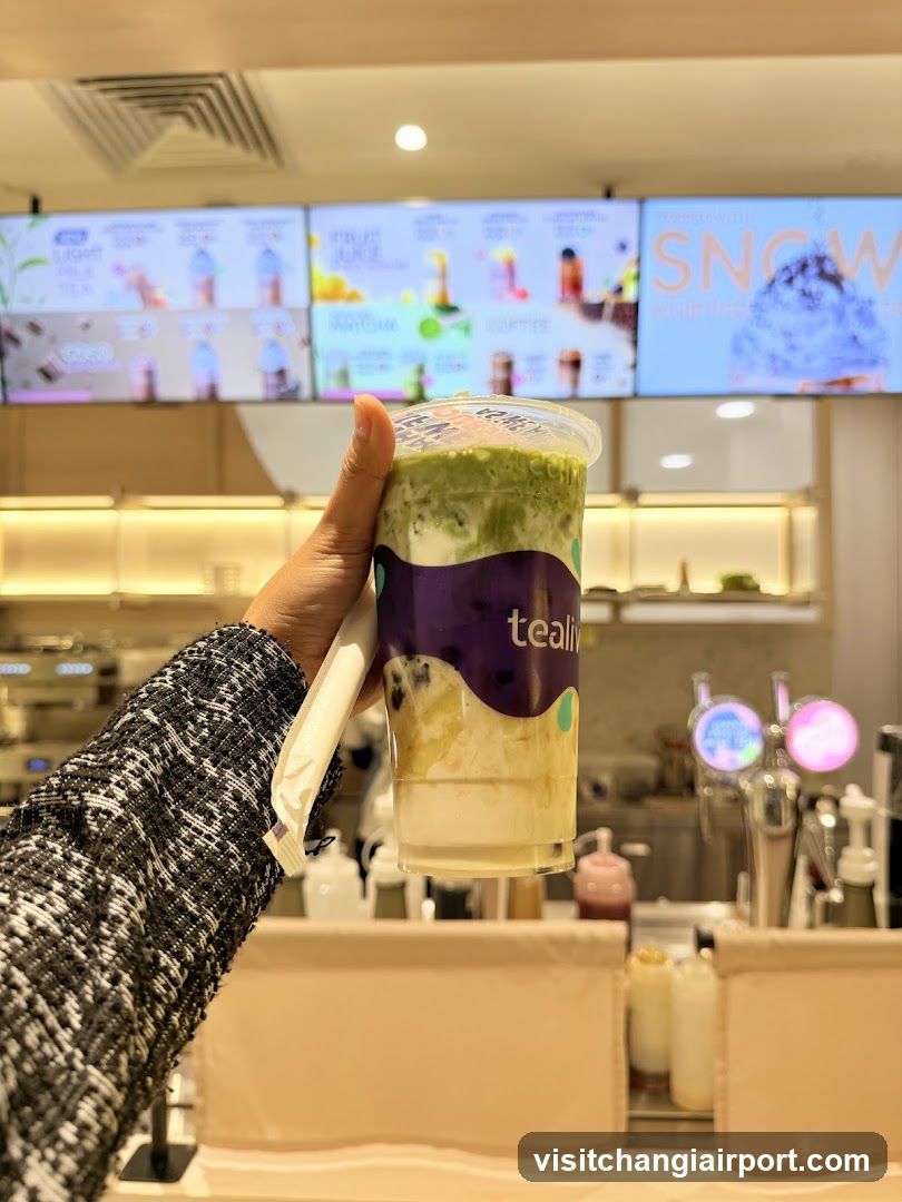 Matcha Drink at Tea Lane