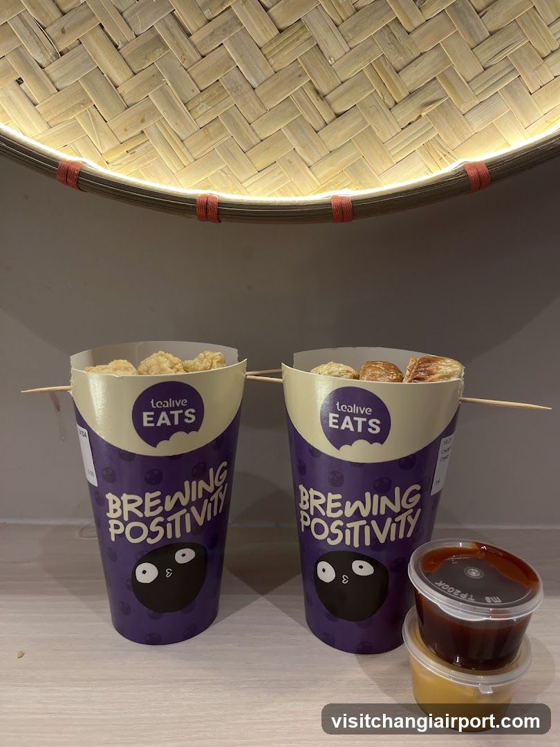 Tealive Eats Packaging Display