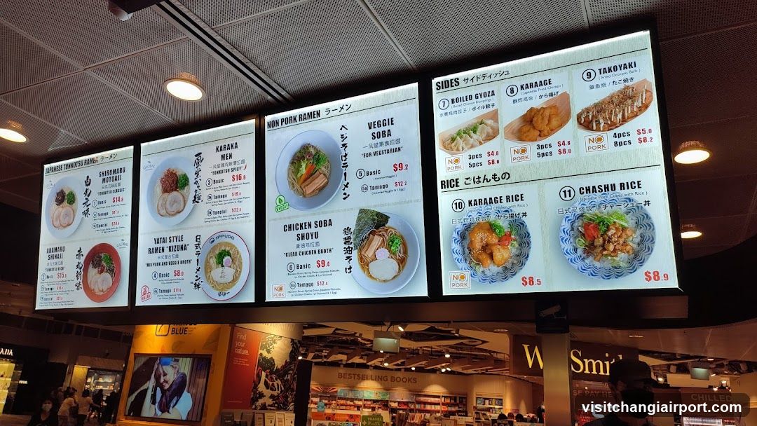 Ramen Restaurant Menu Board
