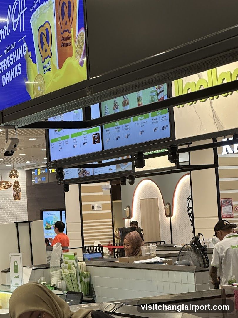 Food Court Counter Scene