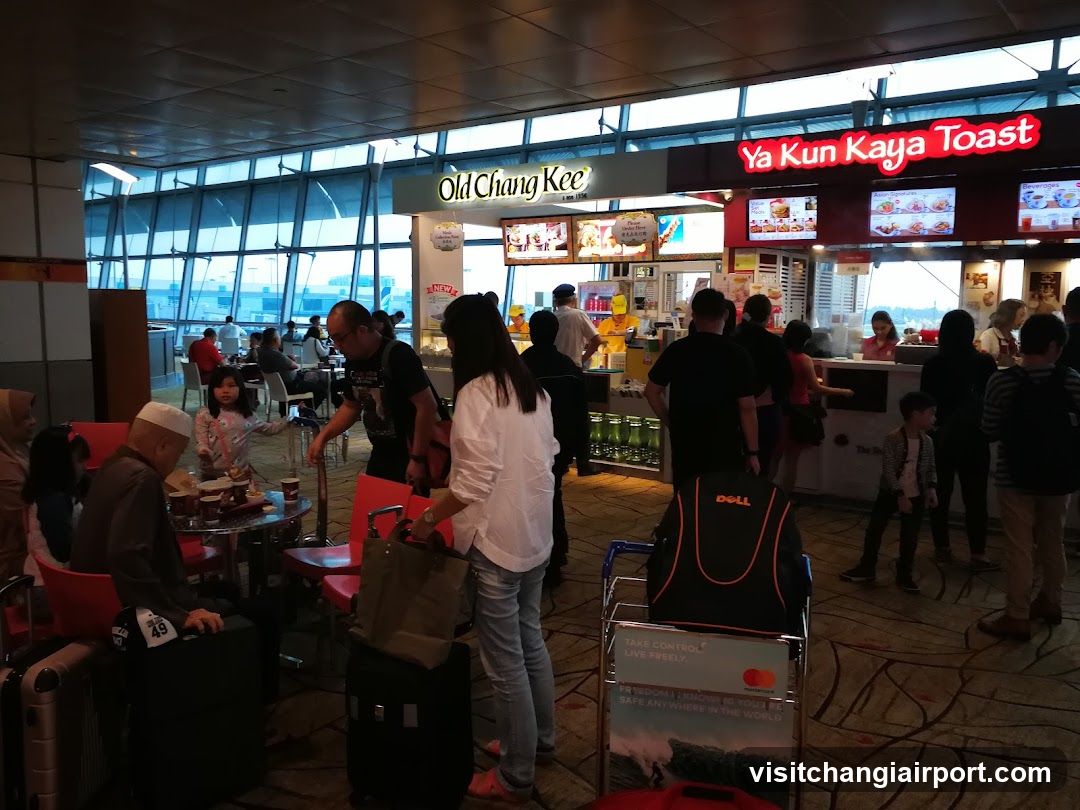 Airport Food Court Scene