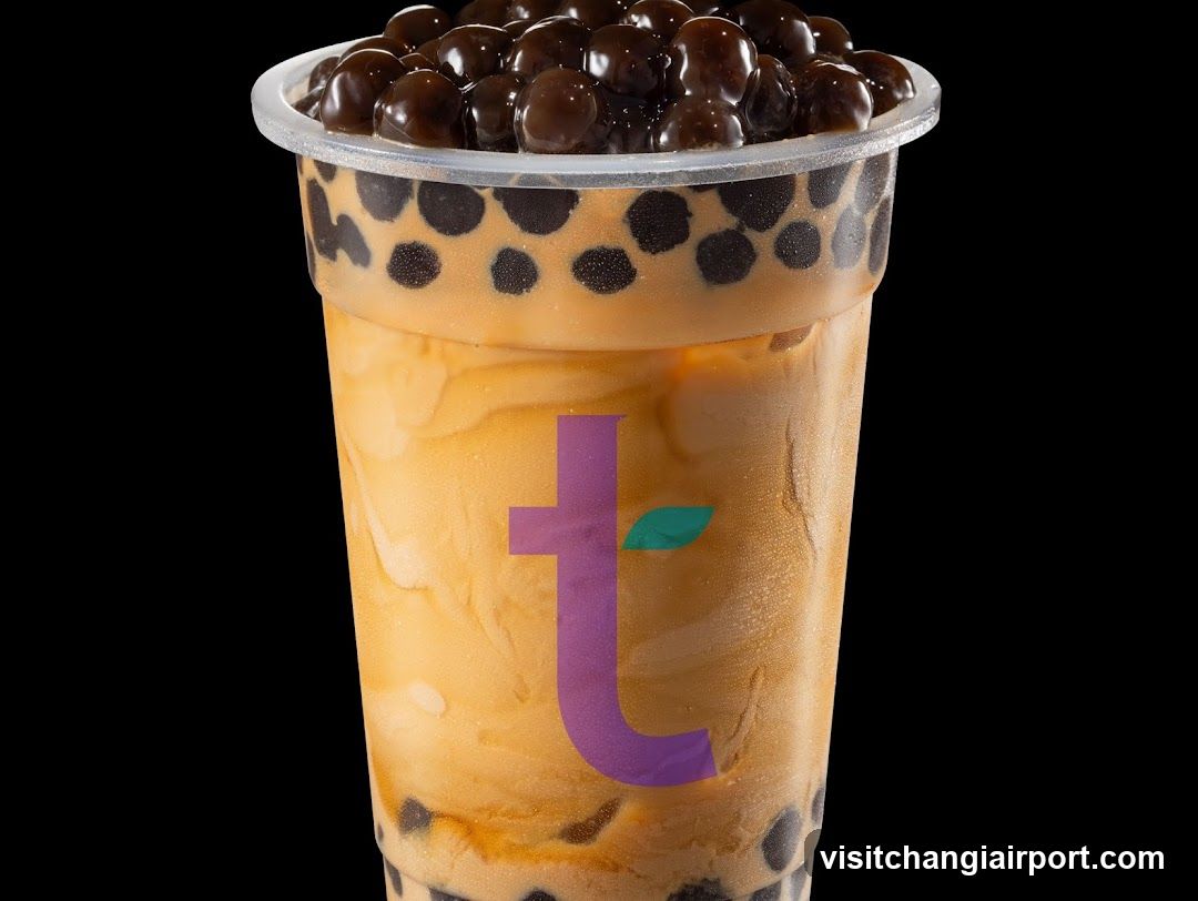 Boba Milk Tea with Logo