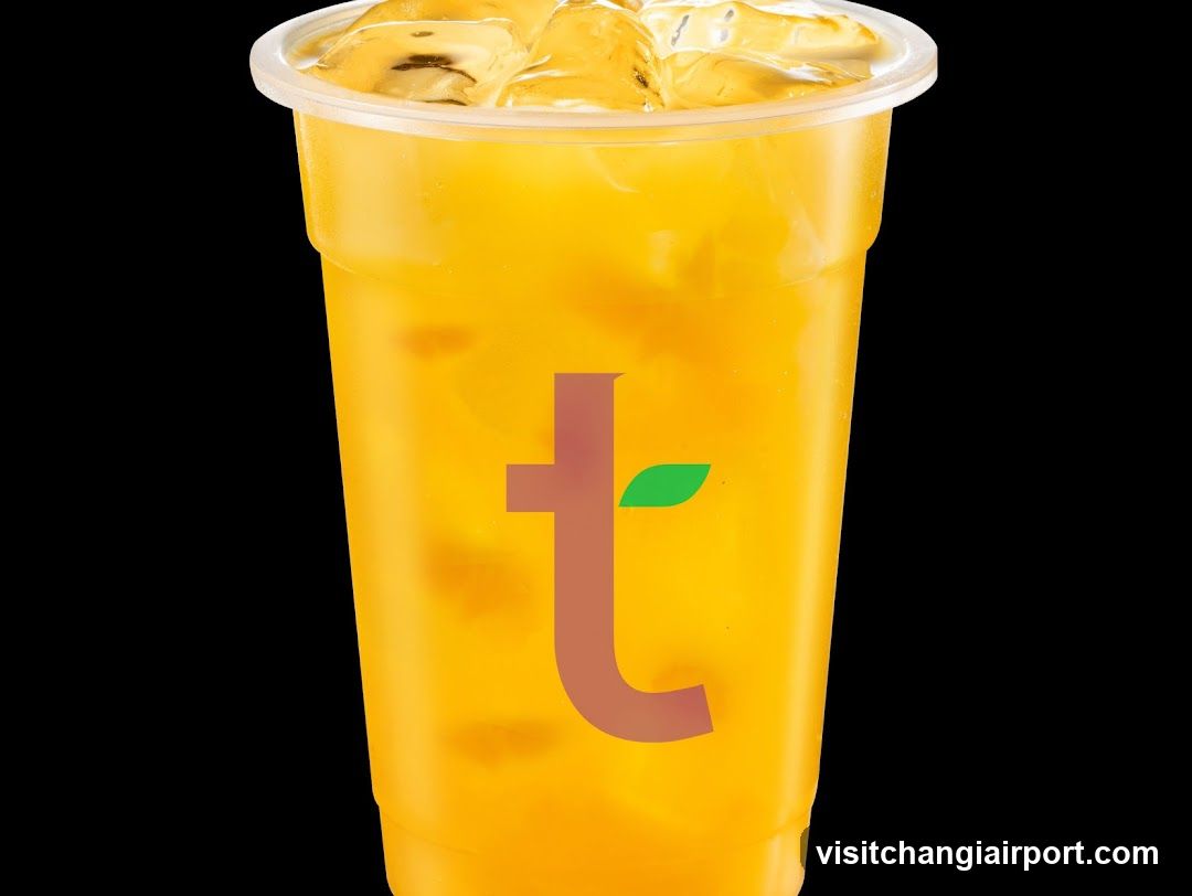 Iced Orange Drink with Logo