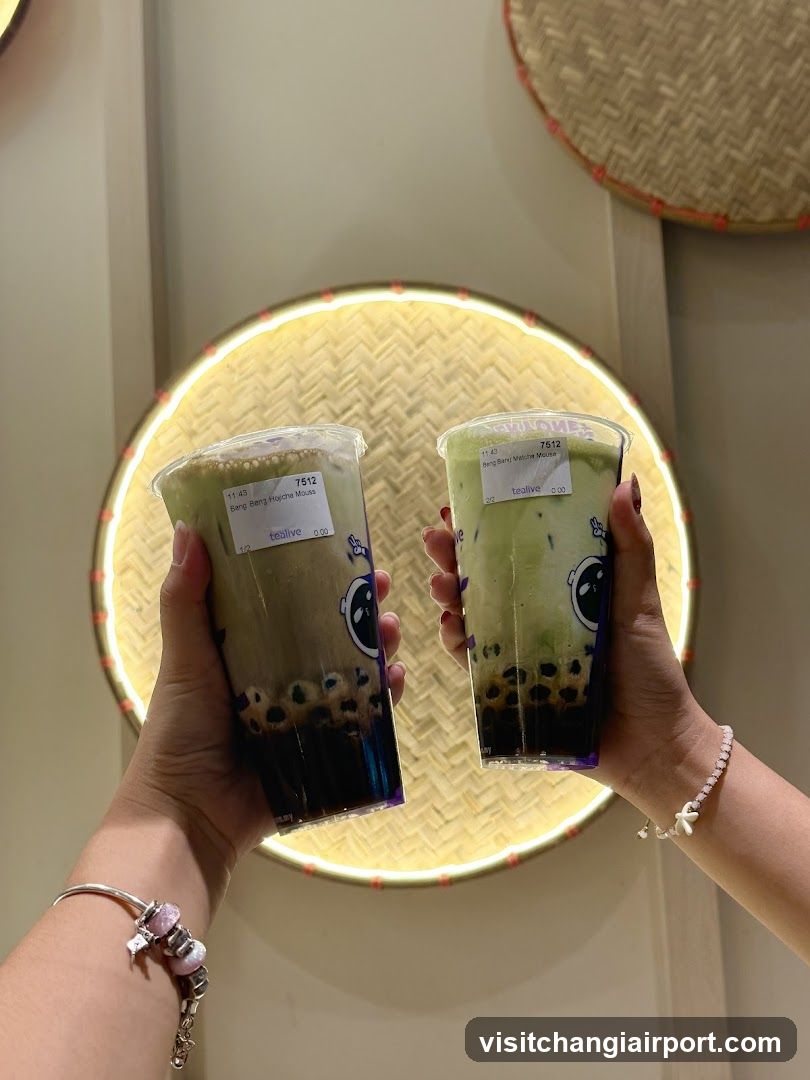 Boba Milk Tea Drinks