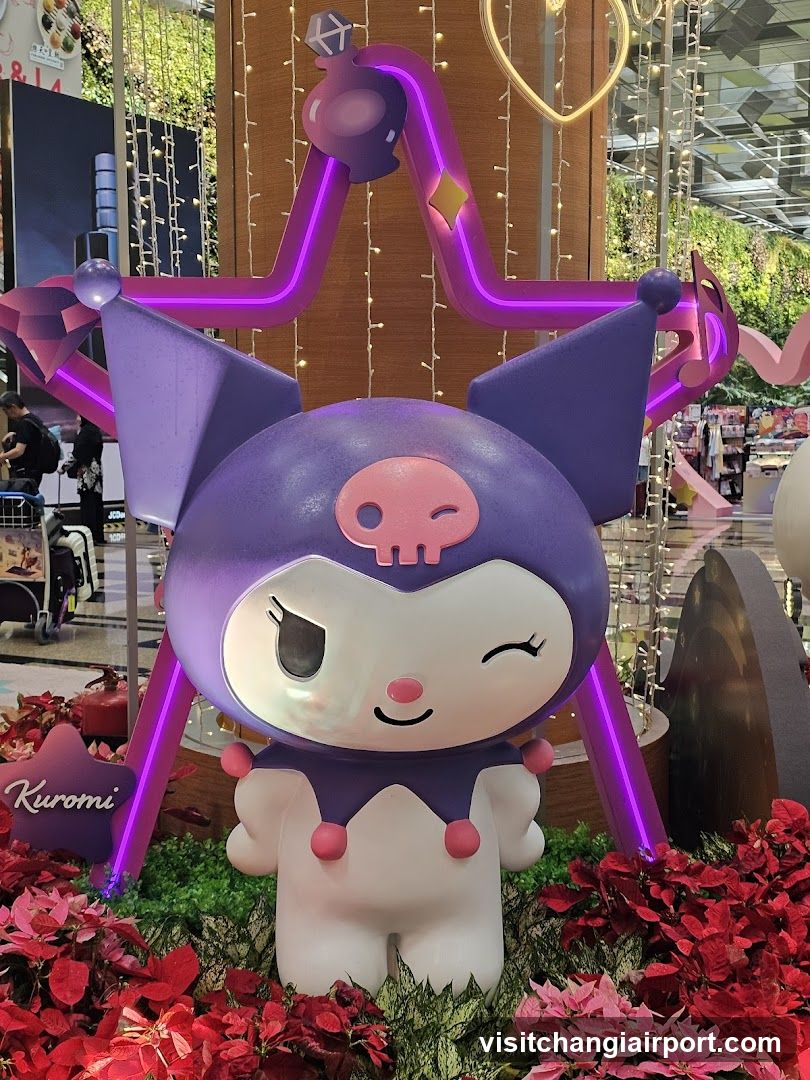 Kuromi Statue Display