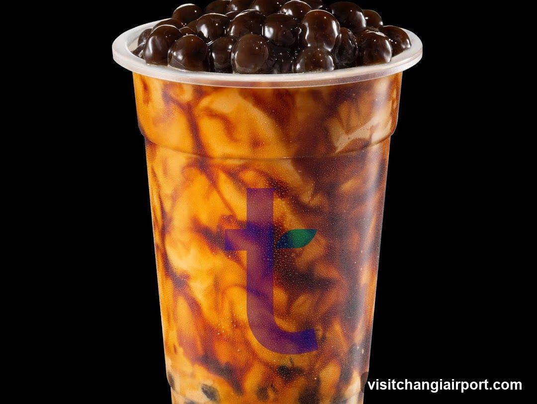 Boba Milk Tea with Brown Sugar Pearl