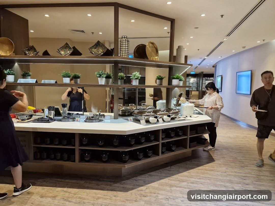 Buffet Food Service Area