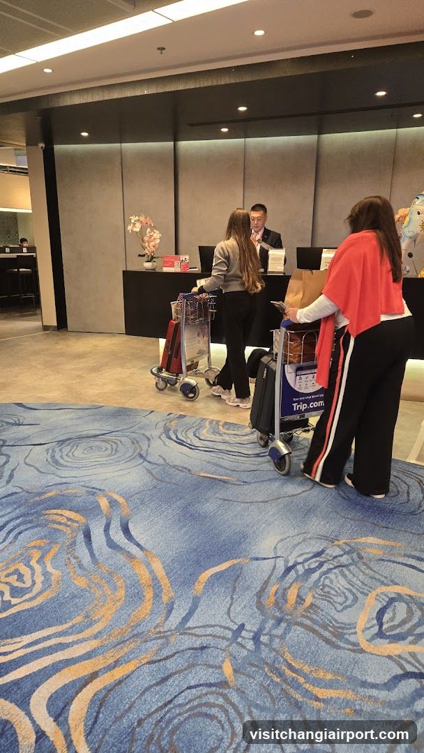 Hotel Lobby Check-in Area