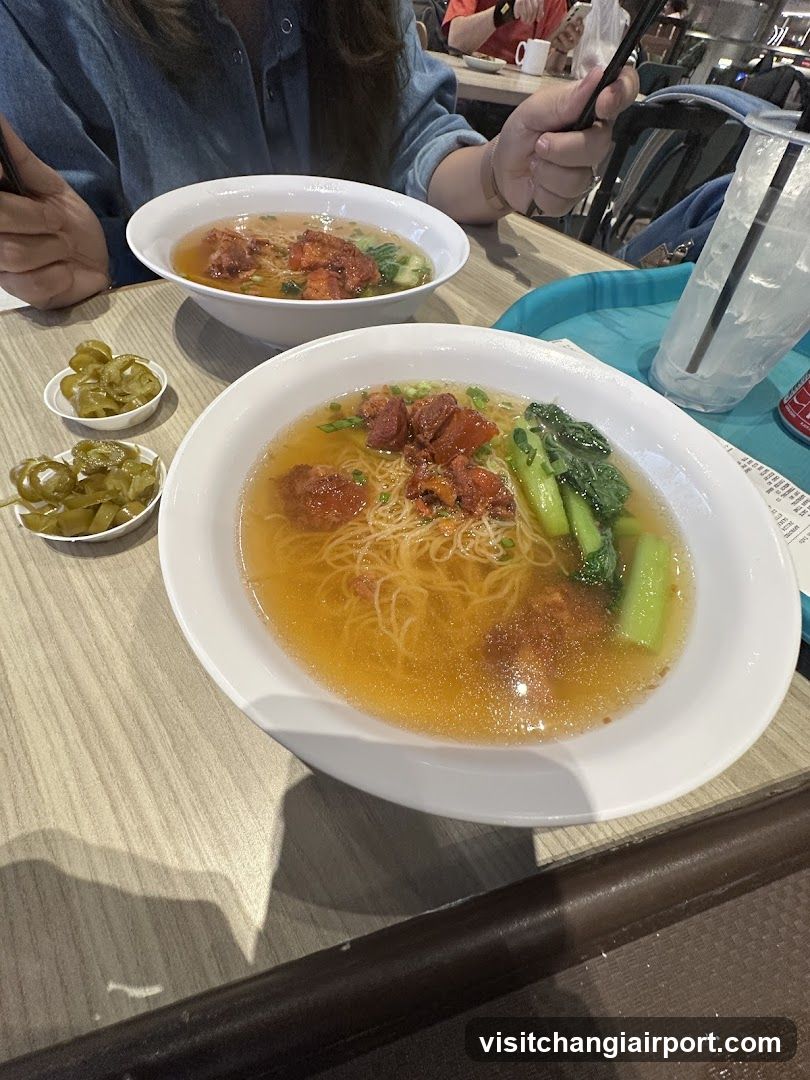 Noodle Bowl at Restaurant