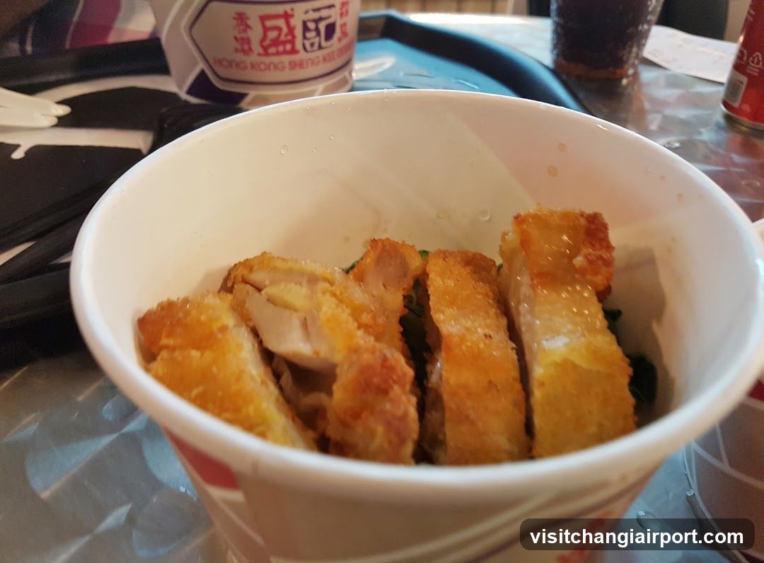Bowl of Fried Chicken with Sauce