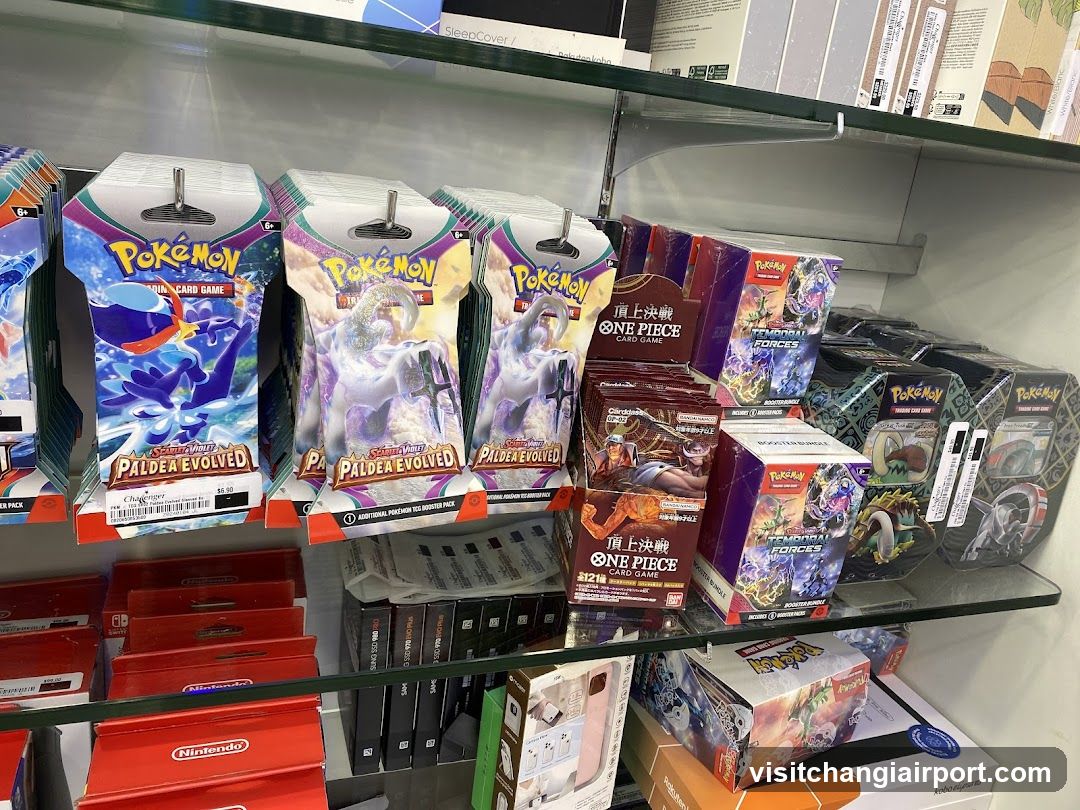 Pokemon and One Piece Merchandise Display