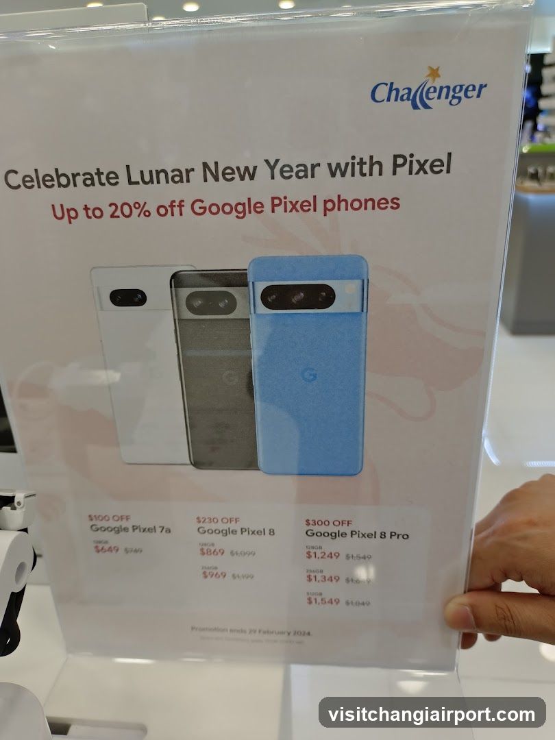 Google Pixel Phone Sale Display