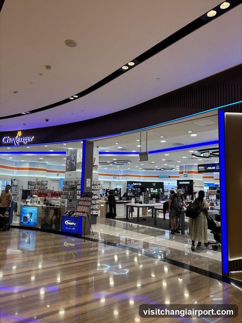 Challenger Electronics Store Interior