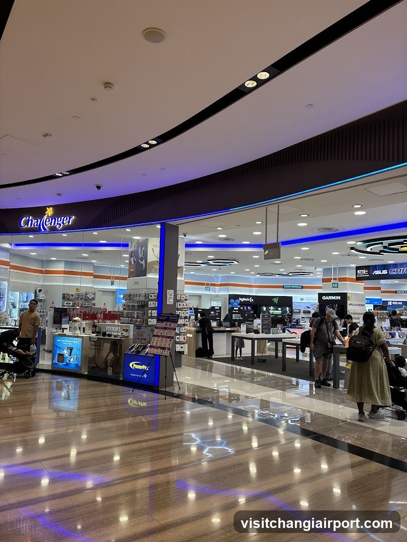 Charger Electronics Store Interior