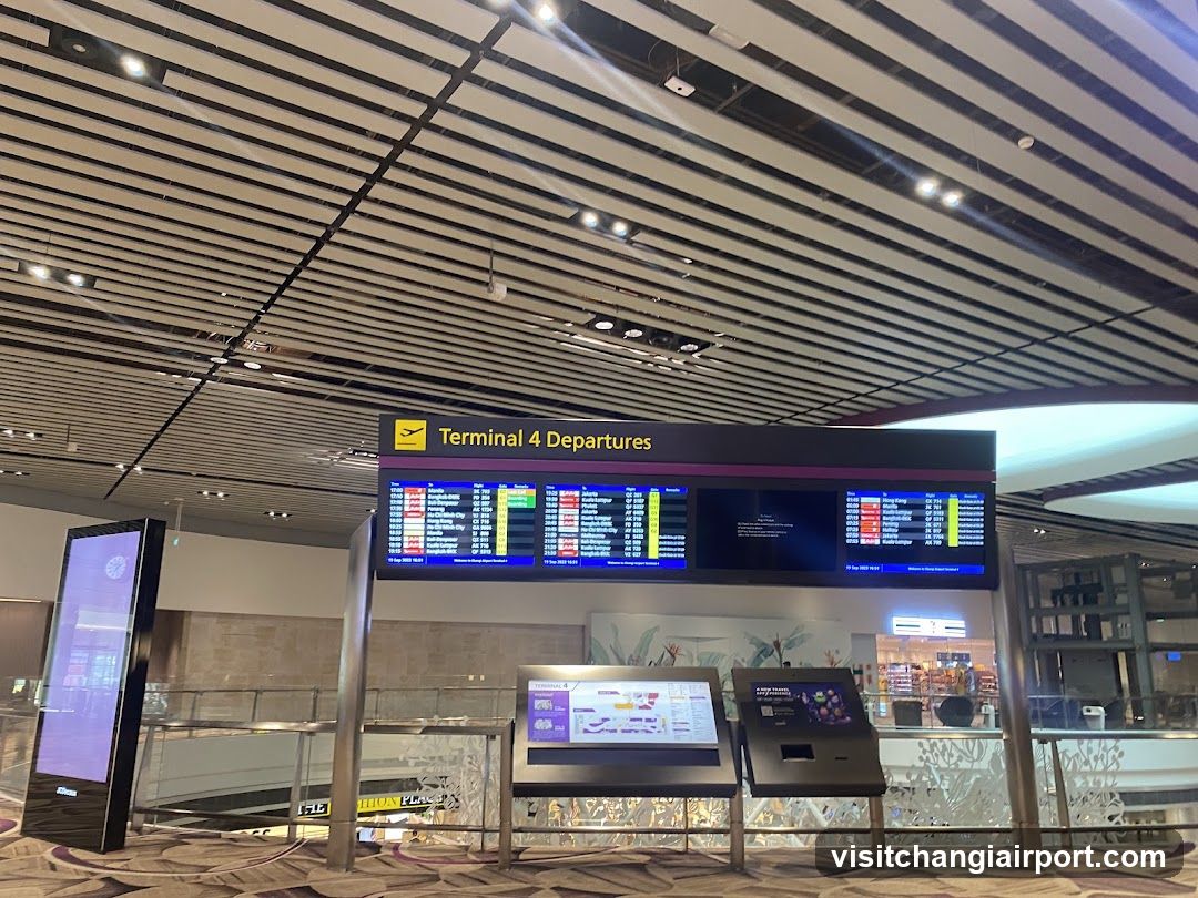 Terminal 4 Departures Board