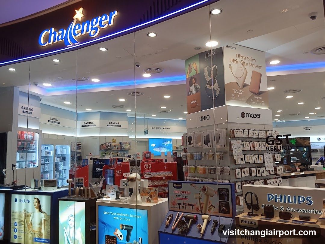 Challenger Electronics Store Interior