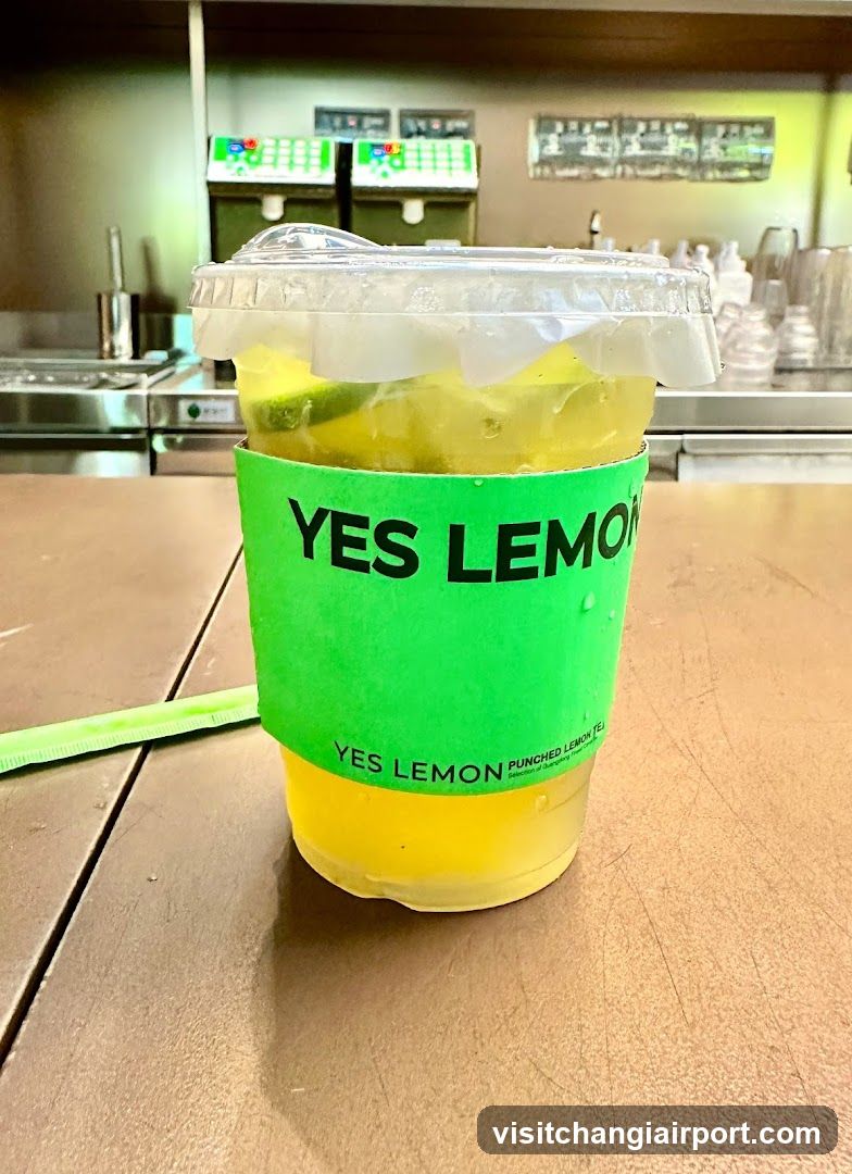 Lemonade Cup on Table
