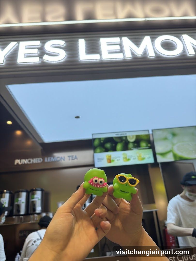 Lemon Tea Shop Interior with Merchandise