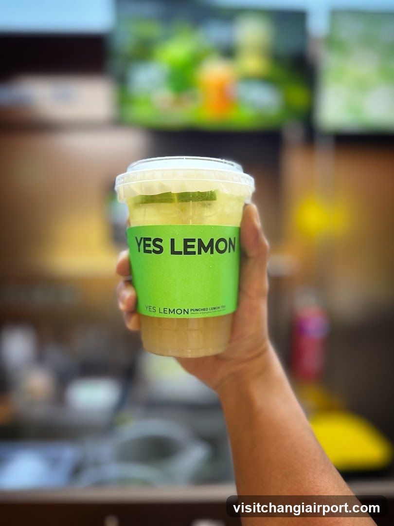 Lemon Drink in Hand