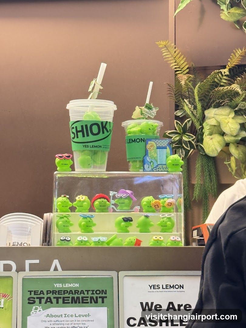 Yes Lemon Drink Display