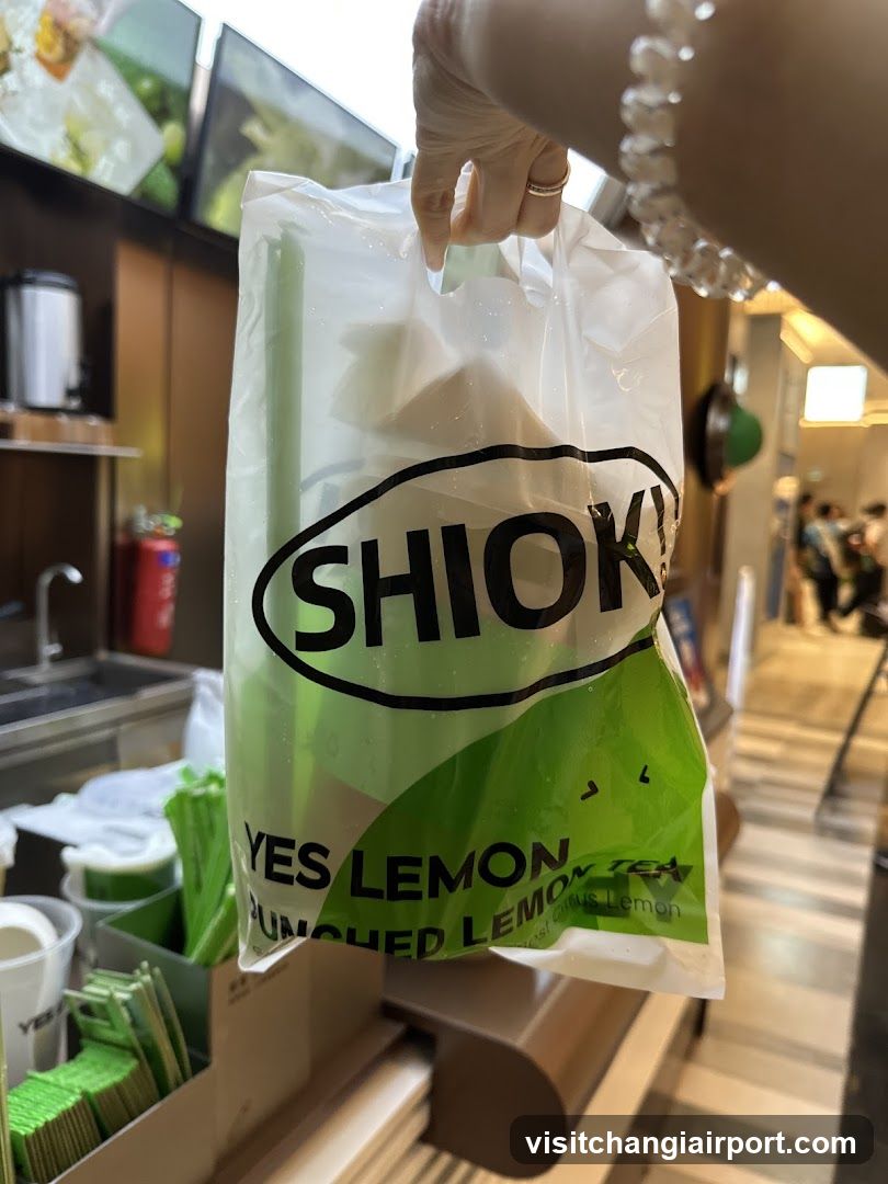 Shiokey Lemon Drink Bag