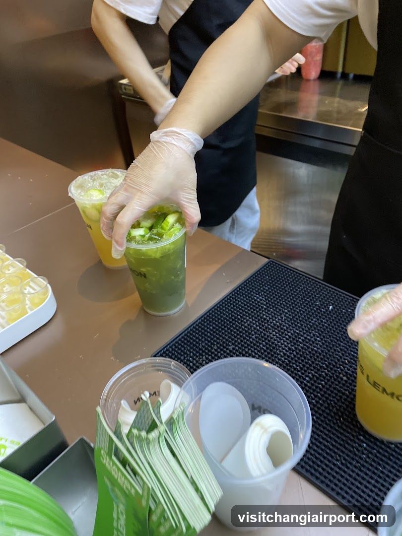 Beverage Preparation at Counter