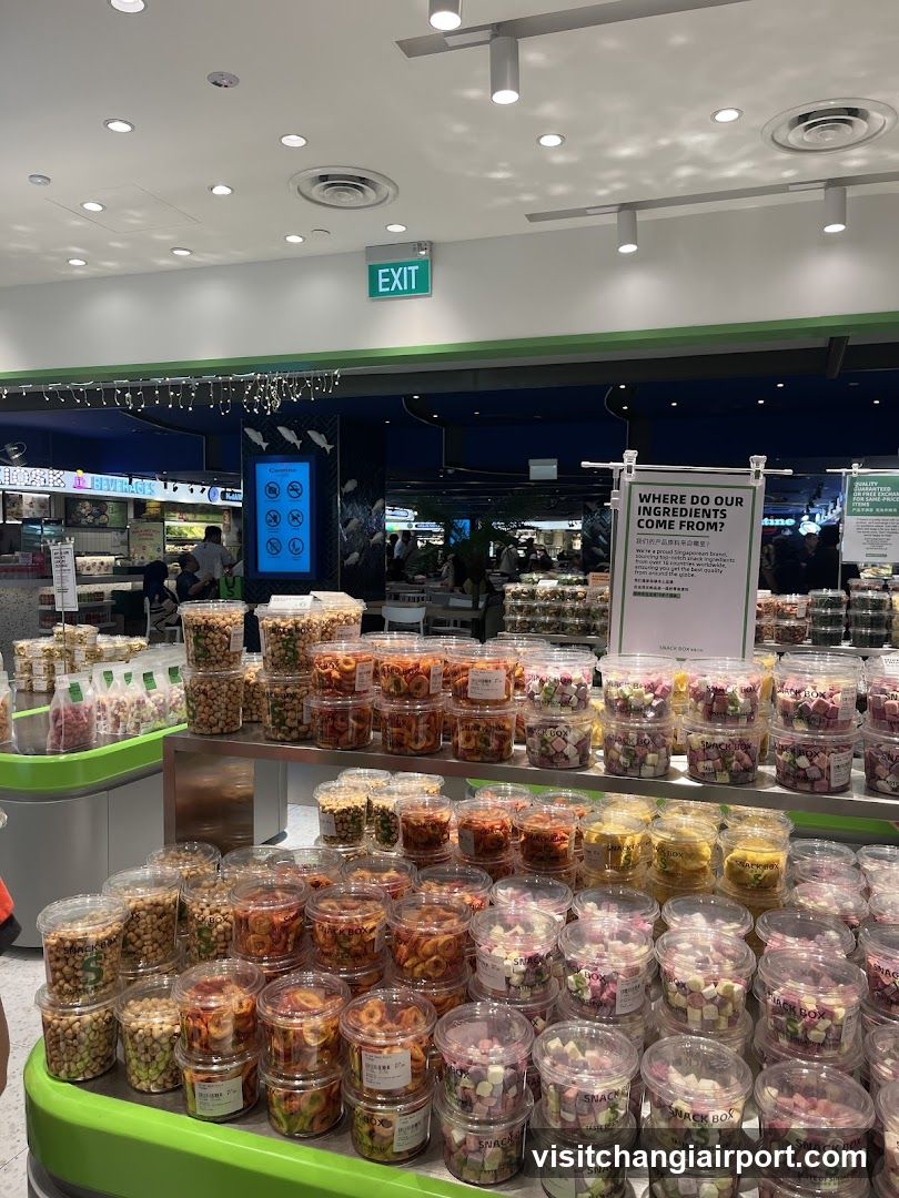 Snack Display in Food Court