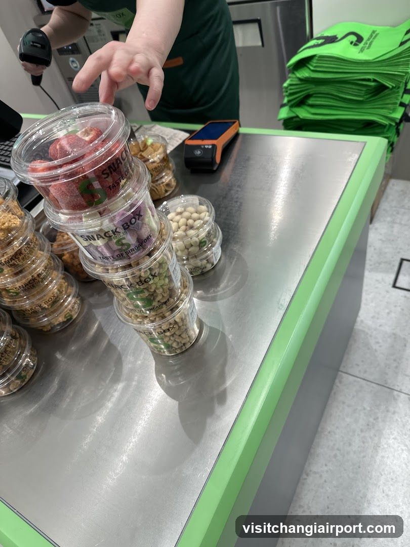 Snack Box Display at Checkout