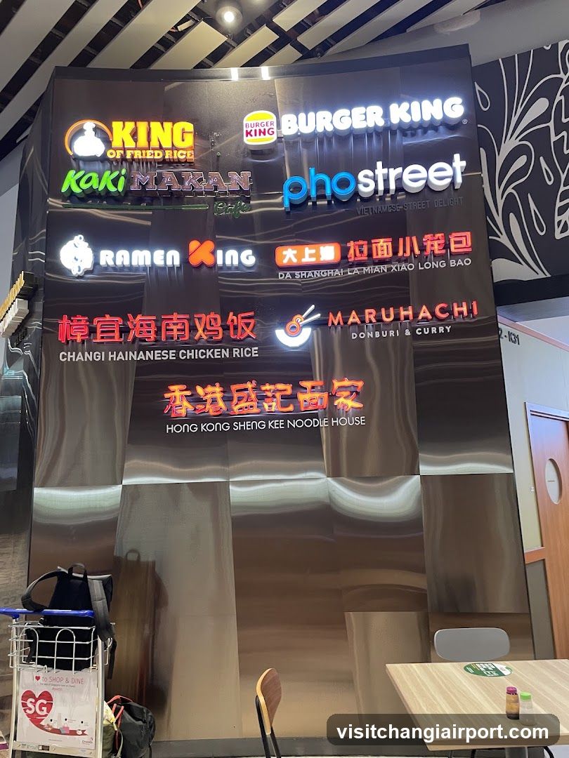 Food Court Signage Display
