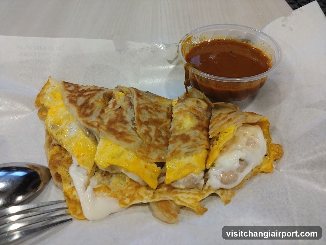 Roti Prata with Sauce