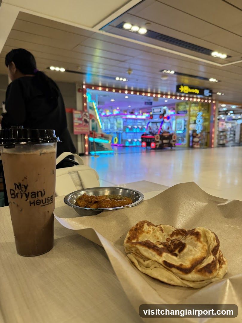 Food and drink in a mall