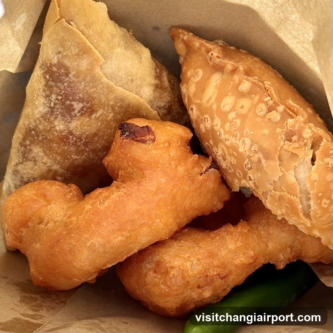Fried Food in Paper Bag