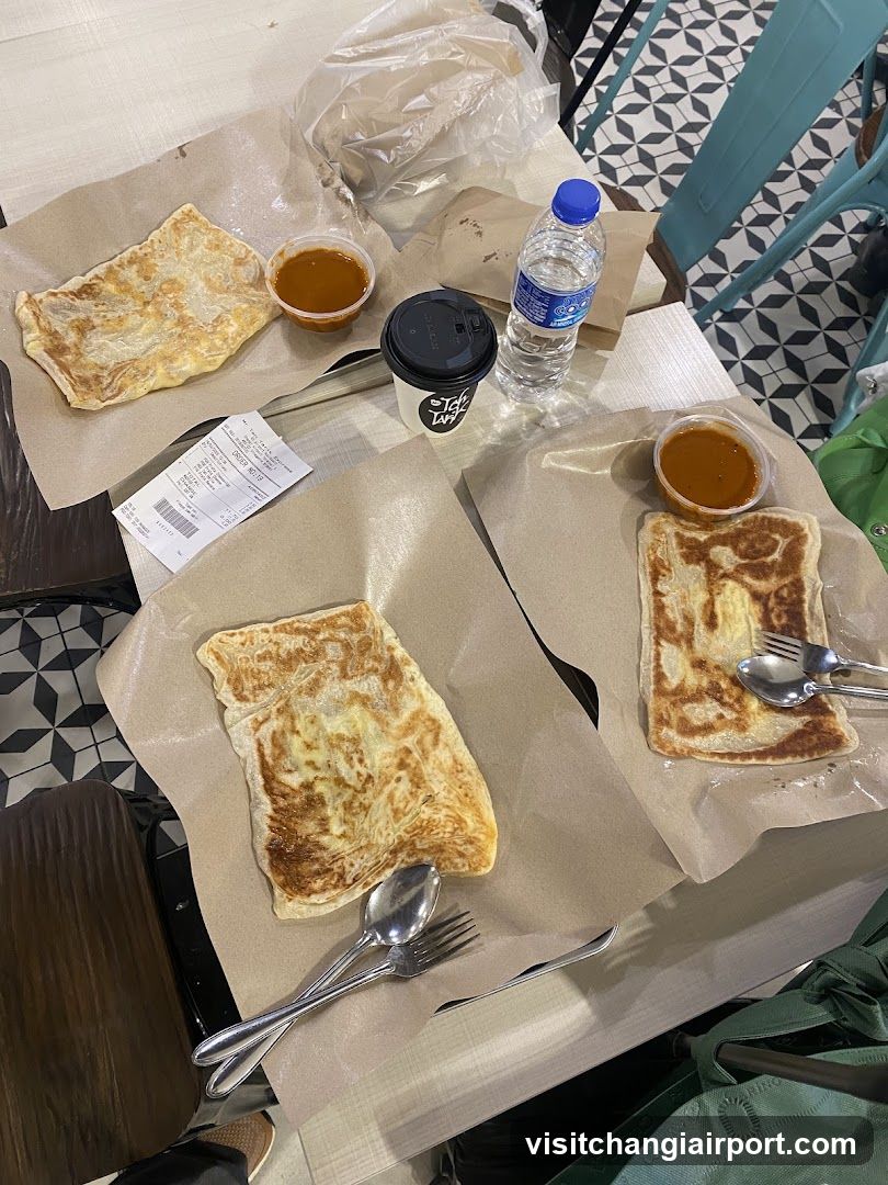 Breakfast Meal with Roti Canai