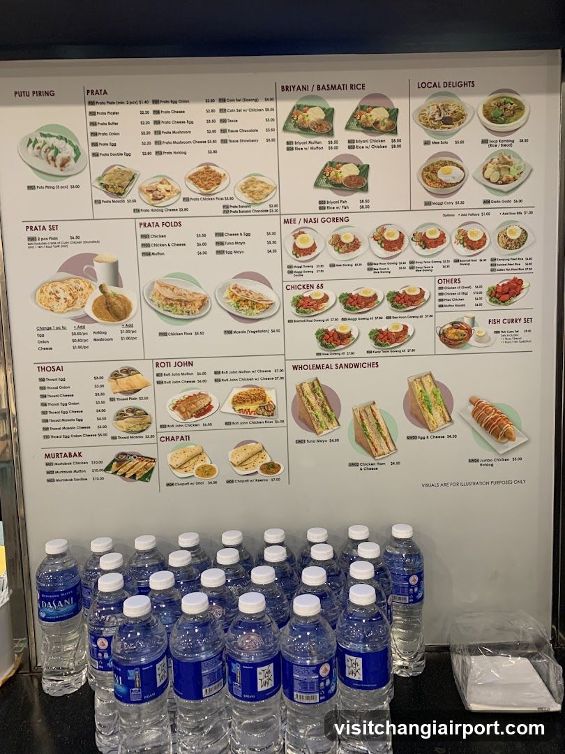 Indonesian Restaurant Menu Board
