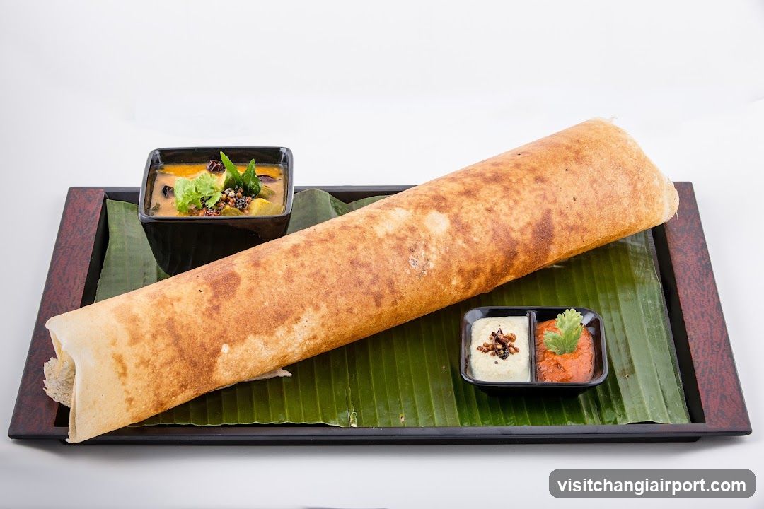 Dosa with Side Dishes