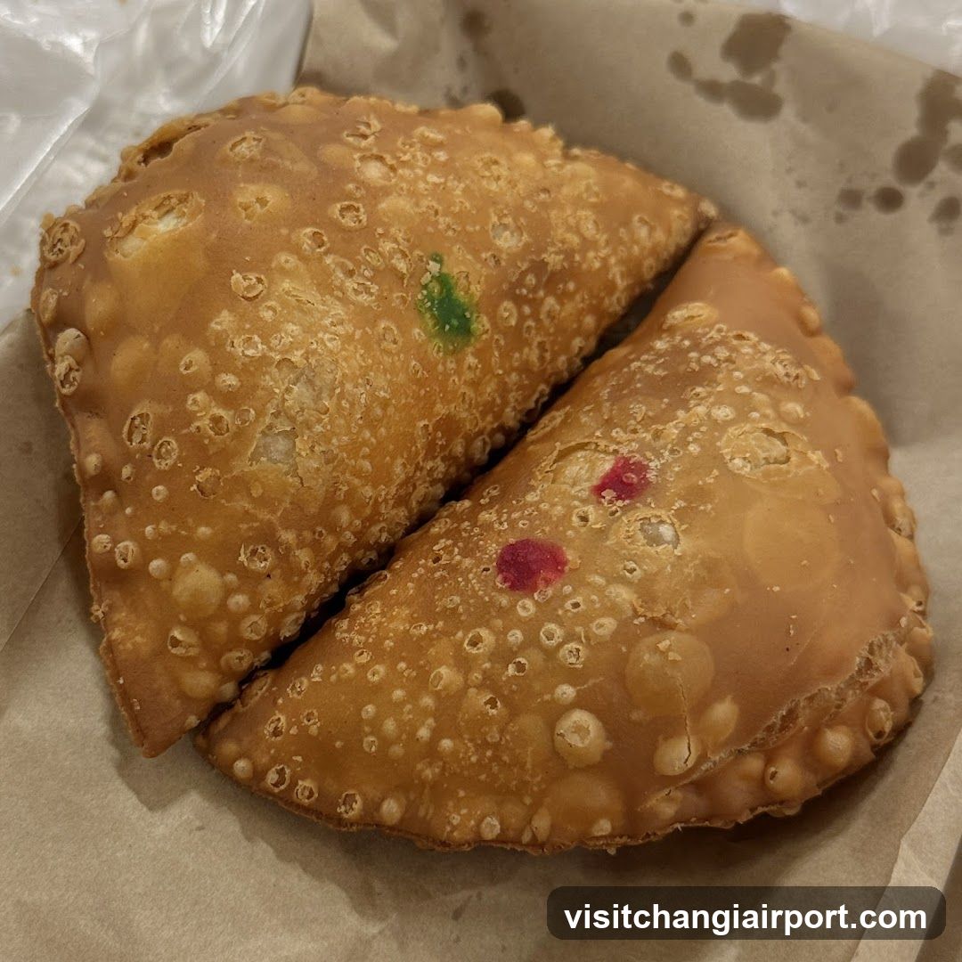 Fried Pastries with Colorful Fillings