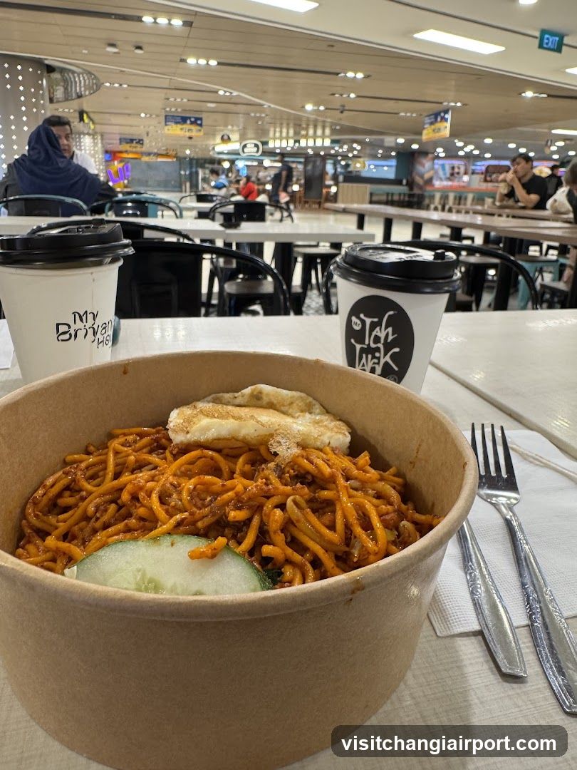 Food in a food court