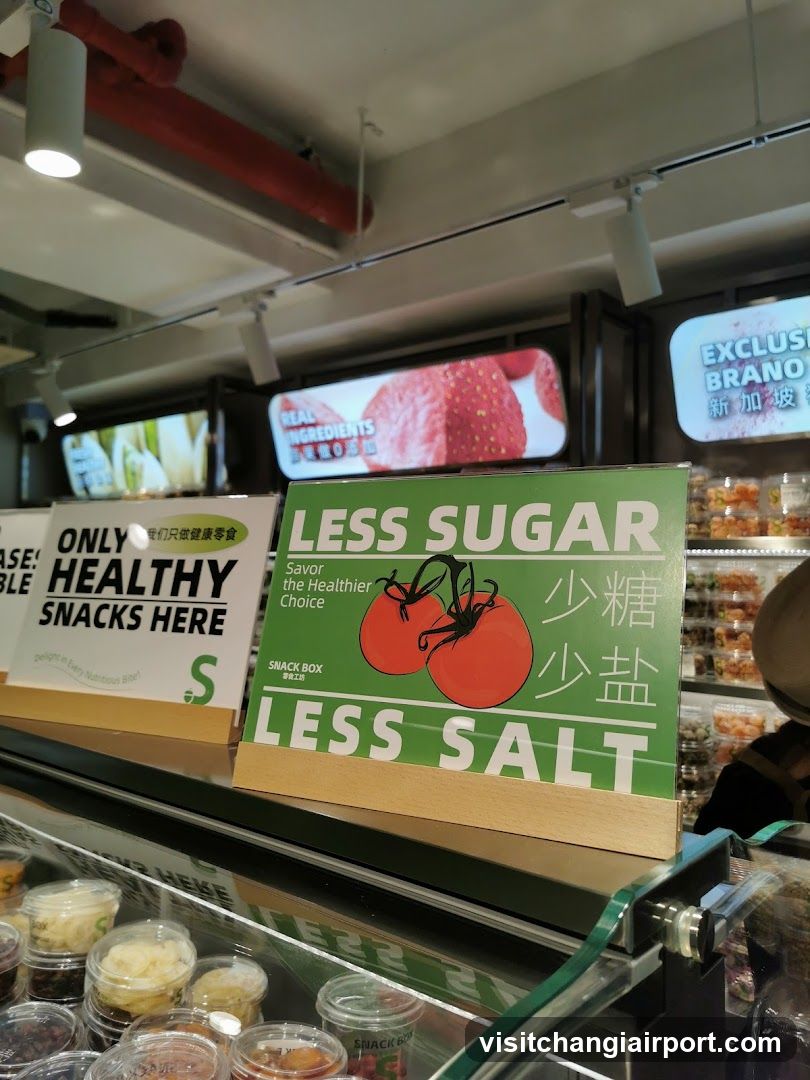 Snack Display with Health Labels