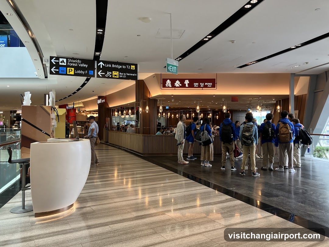 Airport Terminal Interior with Group of People