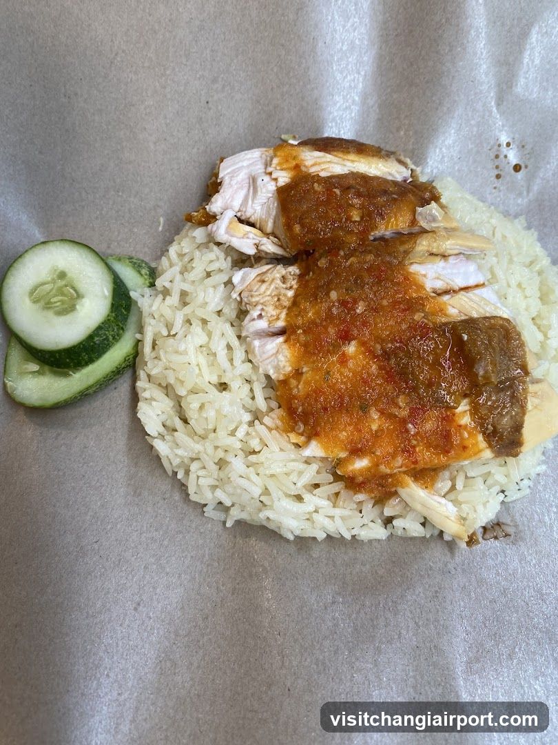 Chicken Rice with Cucumber