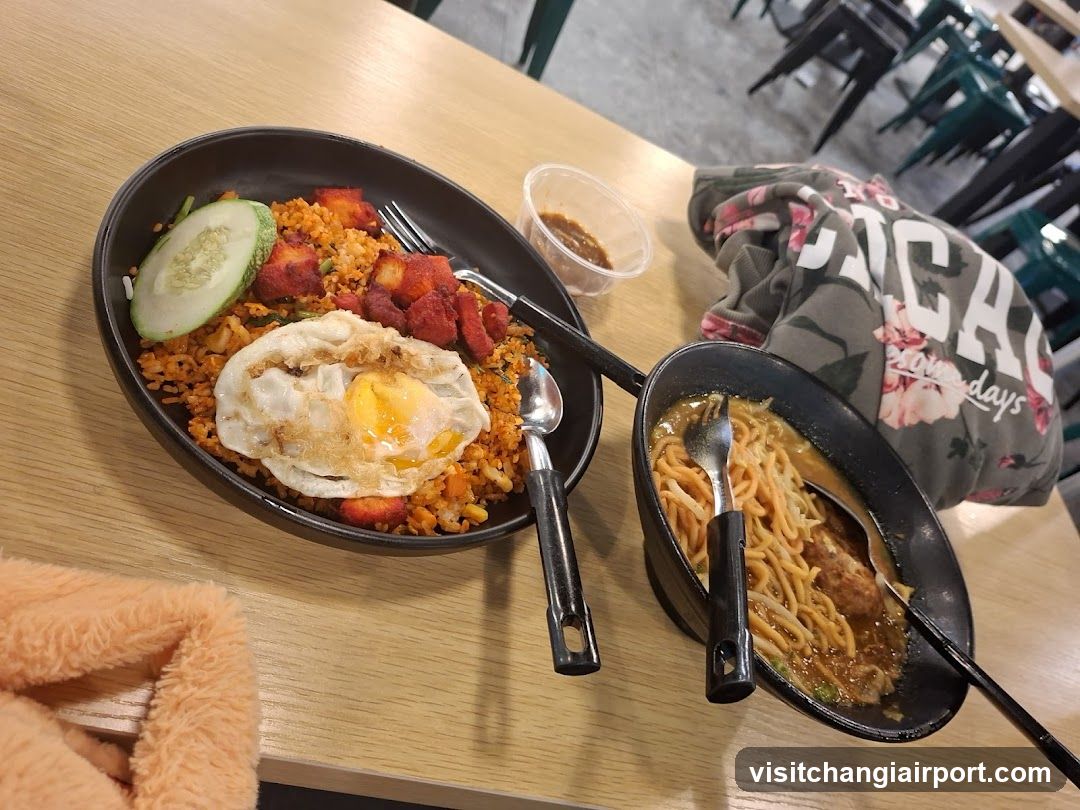 Food on table