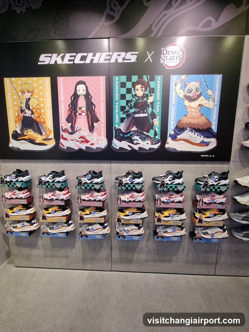 Skechers x Demon Slayer Collaboration Display