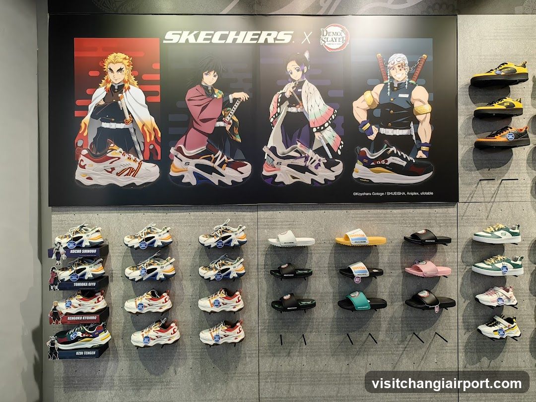 Skechers x Demon Slayer Display