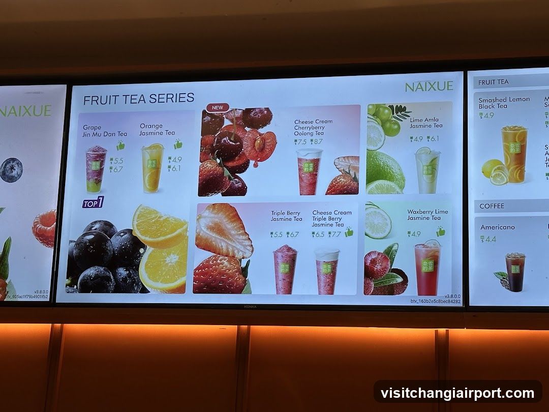Fruit Tea Series Menu Board